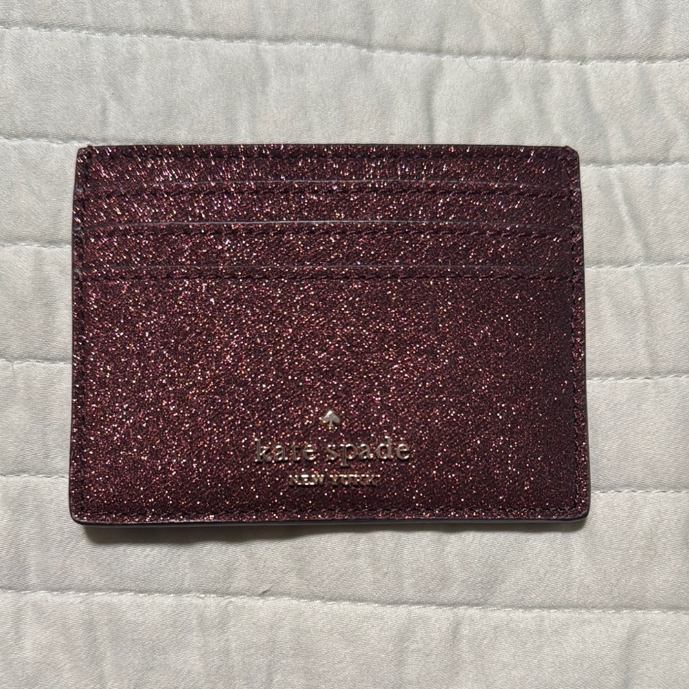 Kate Spade Glitter Card Holder